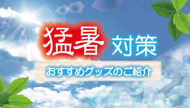 猛暑対策グッズ | 株式会社本物研究所 | 船井幸雄創業・健康,美容をテーマとしたこだわりの安心商品を、全国へ広げている卸会社です。